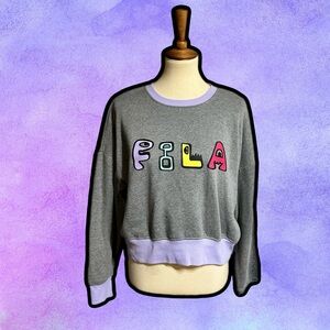 🌈 Cool Colorful Fila Logo Sweater